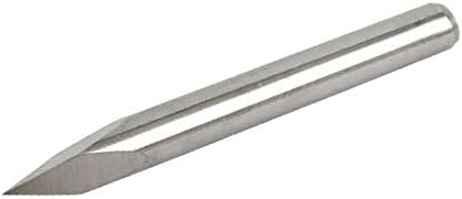 X-DREE 1/8-инчов x0,2 мм и 30 градуса Конусообразный инструмент за гравиране с 3 канали и директен канавкой (1/8-инчов x0,2