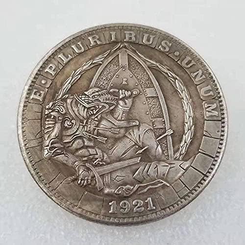 Старинни Ръчно изработени Скитник Блуждающая Монета от Колекция Сребърни Долара Колекция от монети #2971