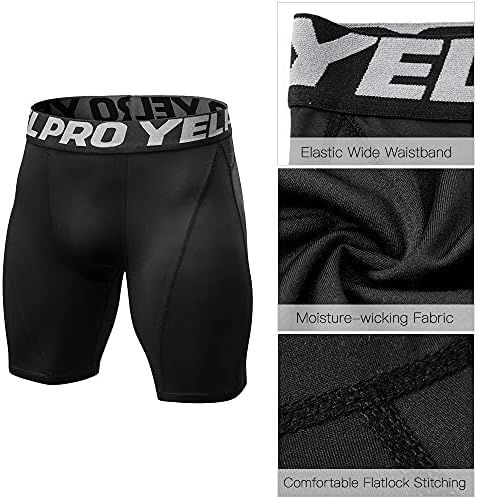 Мъжки Спортни къси Панталони Doorslay, Бельо за Активни Тренировки с джоб, 3 опаковки