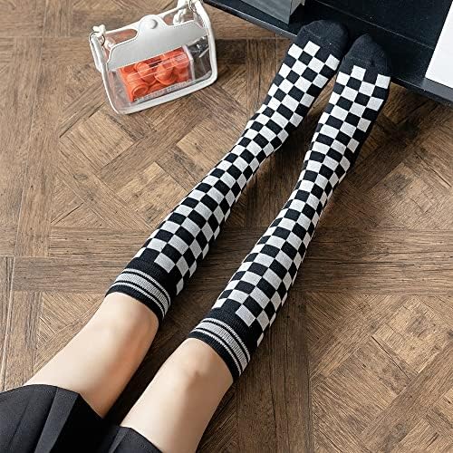 LSDJGDDE / Дамски Чорапи От Чесаного Памук, Есен-Зима-Пролет, Чорапи със Средна дължина на Хайвер, Модни Чорапи За Отдих