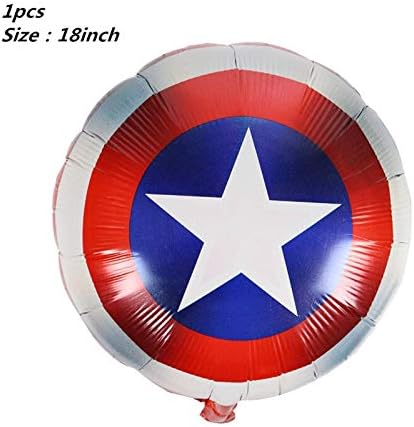 Аксесоари за парти в чест на рождения Ден на Супергерой Набор от балони на тема Супергерой, състоящ се от 65 бр. с Въздушно помпа и маски супергерои
