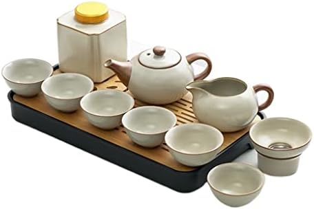 DHDM Китайски Чай, Комплект за домашна употреба, Малък чайник Кунг-фу, Чаена чаша, чайника, чаена чаша (Цвят: D, размер: както е показано)