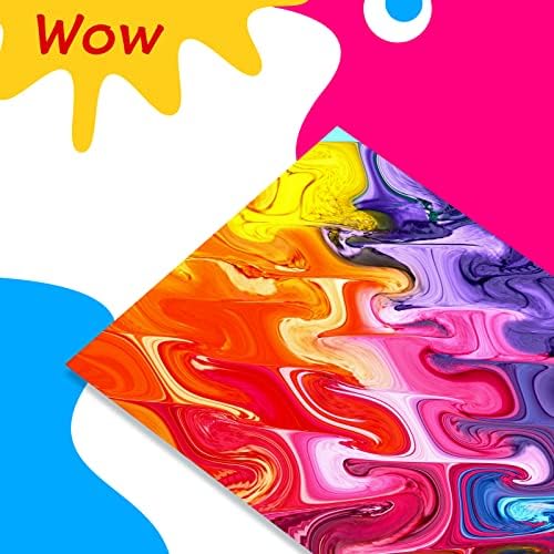 Комплект за рисуване водни мраморни бои за деца - Декоративно-приложно изкуство за момичета и момчета, и са идеални подаръци за деца 4-8 6-8 8-10 8-12 години (12 цвята)