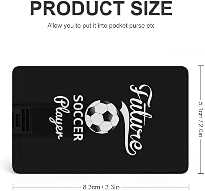 Бъдещият Футболист на USB Memory Stick Бизнес Флаш Карта, Кредитна карта Форма на Банкова карта