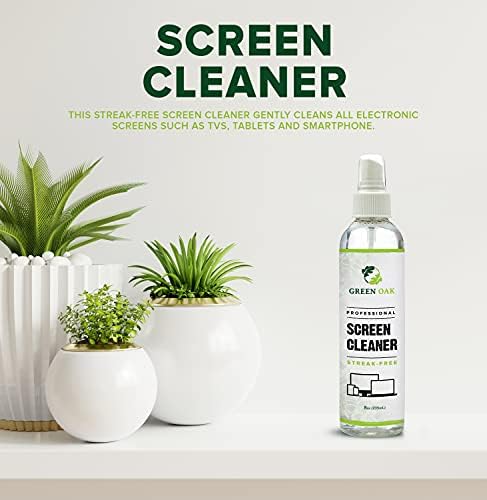 Препарат за почистване на екрана - Професионален спрей за почистване на екрана Green Oak - най-Добре е подходяща
