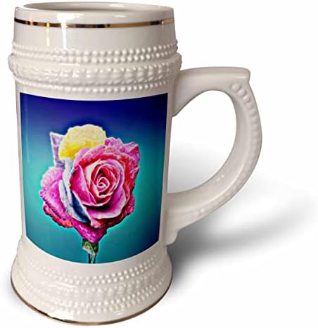 3. Красива Своеобразна роза С участието на Светла стенописи - Стъклена чаша с 22 грама (stn-365107-1)