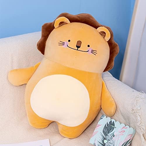 TONGSONG 17,7 см плюшено лъв, плюшена играчка, възглавница за прегръдки лъв, мека възглавница с лъв, плюшен играчка, Аниме-подаръци