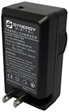 Зарядно за цифров фотоапарат Synergy, съвместим с digital slr камера Sony Alpha a99 II, разъемное 110/220 В с автомобилните адаптери и адаптери на ЕС за батерия за Sony NP-FM50