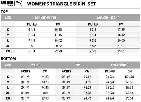 Комплект на бански костюми на ПУМА Women ' s Triangle Bikini Top & Bottom