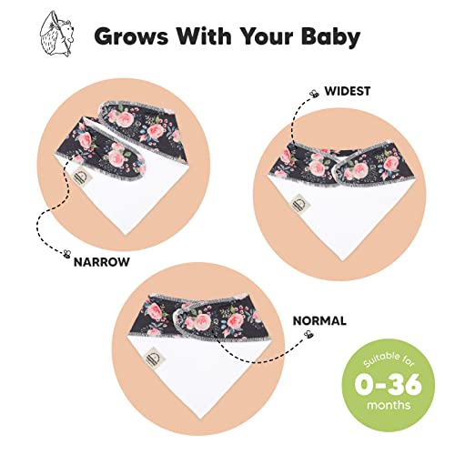 KeaBabies 8 опаковки, органични бебешки нагрудников-bandhan, Бебешки лигавници и 10 x детски bandhan -Слюнявчиков - Лигавници