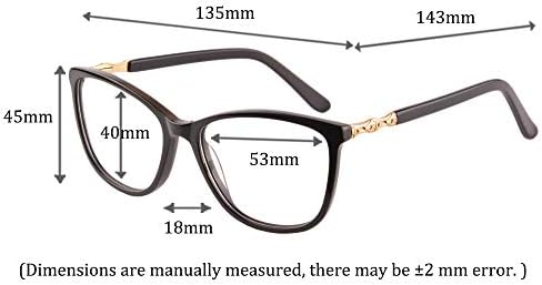 Компютърни очила за четене със сини светофильтрами MEDOLONG Против Fatigue-LH396(C1, антисиний, 100)