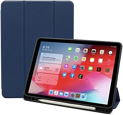 Умен калъф за iPad, който е Съвместим с iPad Pro 11 инча 2021/2020, Тънък калъф с държач за моливи, Трехслойная поставка