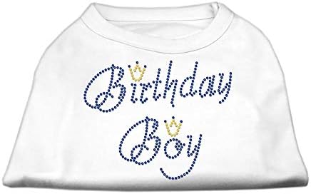 Ризи с кристали за рожден ден Mirage Pet Products Бял XL (16)