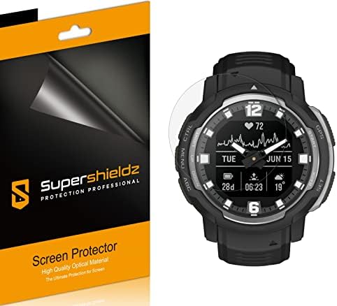 (3 опаковки) Supershieldz е Предназначен за Garmin Instinct Crossover и защитно фолио Instinct Crossover от слънчевите