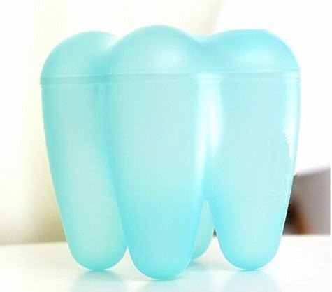 SoHome Прозрачен и красив Модел на Зъбите Пластмасова Кутия За съхранение на Розово/Синьо / Бяло (Розов)