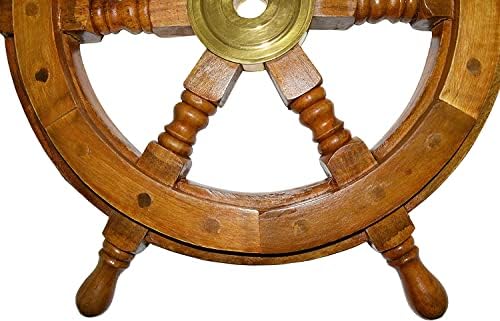 Средновековни Копия на Морското колело, Ръчно изработени от Масивна дървесина Премиум-клас на Пиратски кораб