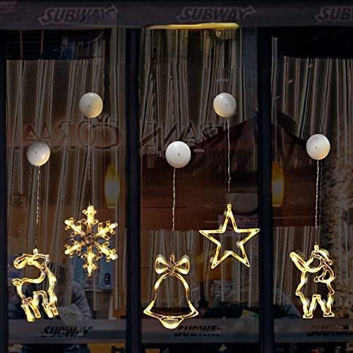 NC Led Коледни Светлини, Коледни Камбаната На Присоске, Прозорец на Стаята, Коледно Дърво, Лампа За Декорация на интериора,