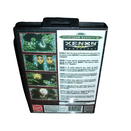 Калъф Aditi Xenon 2 EU с кутия и ръководство за Потребителя За игралната конзола Sega Megadrive Genesis 16 бита MD Card