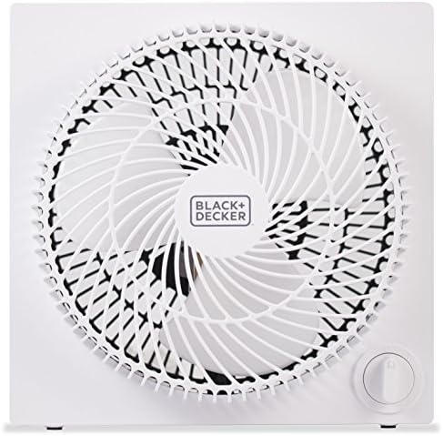 Бескаркасный настолен вентилатор Black + Decker 9, бял, Номер на модела: BFB09W (опаковка от 4 броя)