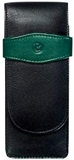 Кожен калъф Pelikan с 3 дръжки, Черен / Зелен, 1 парче във всяка (914092)