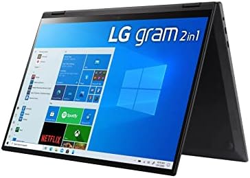 Ultralight лаптоп LG 2023 Грам 16 2в1 със сензорен екран WQXGA IPS върху платформата на Intel EVO i7-1165G7 16 GB оперативна