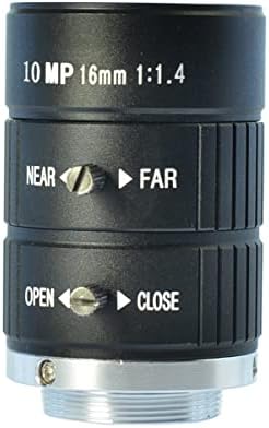 Аксесоари за микроскоп 10MP 16 мм Индустриална Камера С Фиксиран Ръчно Фокусиране върху диафрагмата Обектив CS Mount Обектив за ВИДЕОНАБЛЮДЕНИЕ Лабораторни Консумативи
