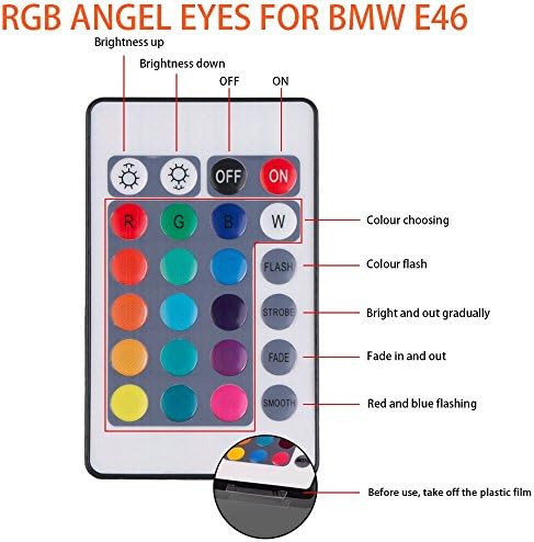 Led Пръстени Angel Eyes Halo за BMW E46 4D coupe, e46 седан без проектор фарове