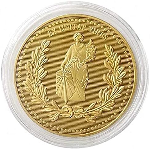 Монета на повикване Рядка американска Жена Свобода Златна Възпоменателна монета, Монета с Орел Квадратно Запомнящо се издание