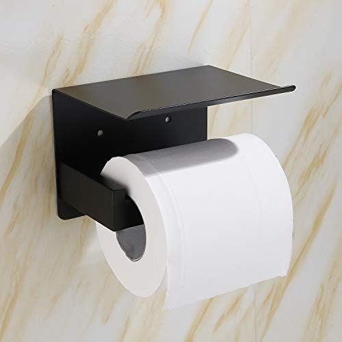 Притежателите на Тоалетна хартия HIWOFAS Стойка за Ролка Тоалетна хартия, за Баня на Самозалепващи Без Пробиване или Стенни с винтове от Неръждаема Стомана SUS304 за Бан?