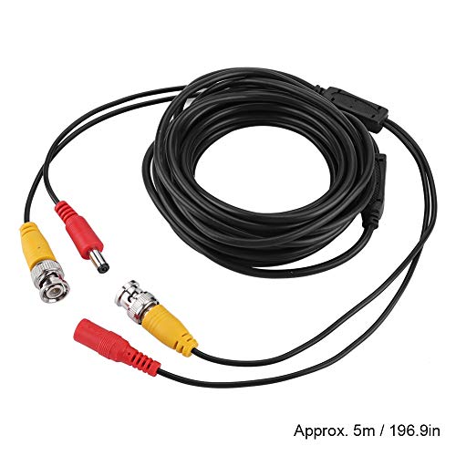 Удлинительный кабел Zopsc ВИДЕОНАБЛЮДЕНИЕ BNC + 2,1 мм, Видео-коаксиален кабел dc за търговска употреба в жилищни помещения, подходящ и за телевизори, LCD монитори, системи
