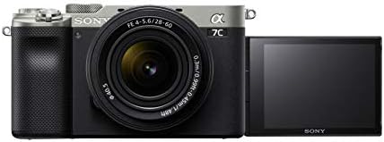 Полнокадровая беззеркальная камера Sony Alpha 7C - Сребрист (ILCE7C/S) с Полнокадровым ультракомпактным G обектив