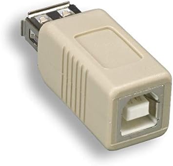 KENTEK USB 2.0 Тип A Женски Тип B Женски F/F, удължителен кабел Конвертор Чейнджър Адаптер Съединител за Принтер, Скенер, Модем за КОМПЮТЪР преносим Компютър
