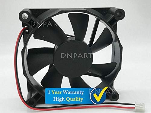 Фен DNPART е Съвместим с TD8020LS 12V 0.08 A 8-сантиметровым Вентиляторным опаковка 80 * 80 * 20 ММ тиха работа Охлаждащ Вентилатор