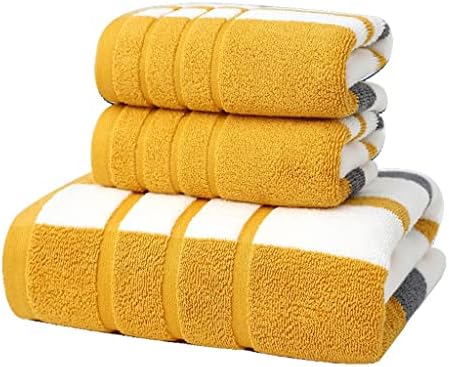 SAWQF кърпи за баня, кърпа от щапелни памук, Голямо утолщенное кърпи за баня, Меко Памучно кърпа за Баня, супер Впитывающее кърпа, кърпа за лице (Цвят: 3 бр., размер: 72x34 см