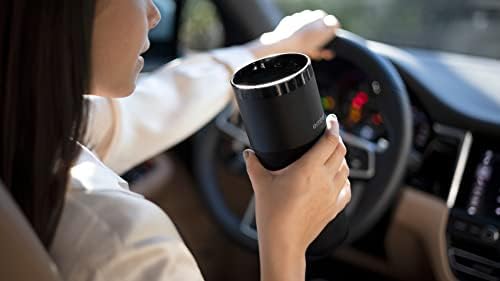 Пътна чаша Ember с контрол на температурата, 2, 12 унции, Кафеена чаша с топъл, управлявана приложение, с 3-часов живот на батерията и подобрен дизайн, Черна