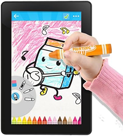 Най-добрият стилус за деца - Забавен молив-стилус. Оранжево Детска стилус за iPad, таблети и сензорни екрани