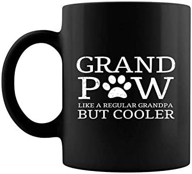 Kafly Dog Дядо Grandpaw Pawpa Кучета Обикновена, Но По-Стръмен Кафеена Чаша 11 и 15 Грама Л М