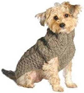 Пуловер за кучета Шили Dog Кабел, Голям, Сив