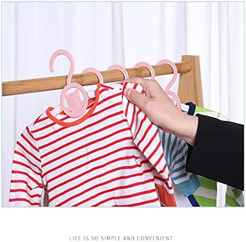 GSDNV 10 бр. Закачалка за дрехи Гъвкави Багажник Пластмасови Витрина за Детски дрехи на Закачалки Без Опознавателни