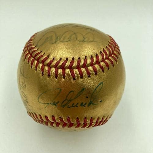 2009 Отбор Ню Йорк Янкис, Подписано на 24 хиляди златни бейзболни топки W. S. Дерек Джитър Щайнер, изпълнителен директор - Бейзболни топки с автографи