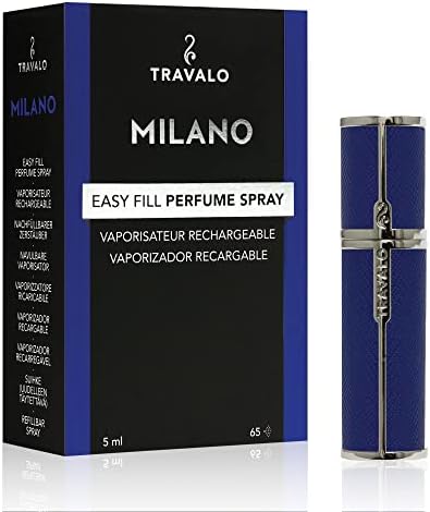Система за попълване на набор от Опаковки на Парфюм Travalo Milano Одобрен TSA | за многократна употреба Мини-Помпа-спрей за