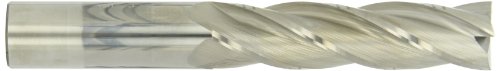 Торцевая fresa от волфрамов Melin Tool CCMG-EE с квадратна улей без капак (блестяща) Повърхност, спирала