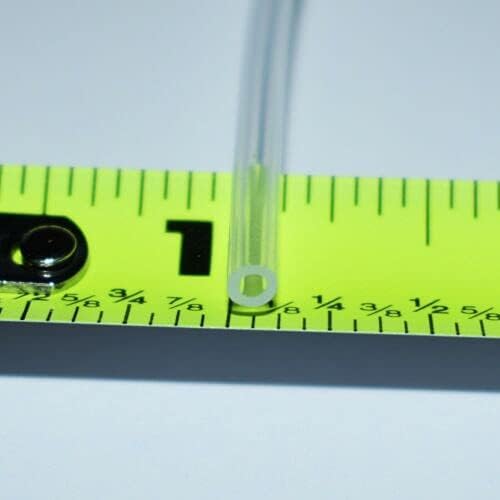 1/16 Инча ID x 1/8 инча O. D. Ултра Прозрачна Силиконова тръба платинен консервиране на 10 фута (1.593.175 мм)