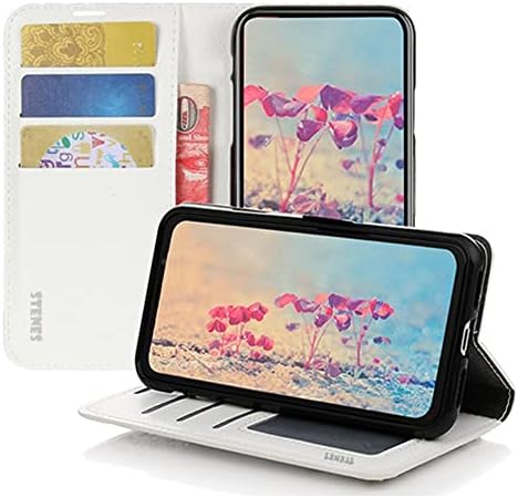 Чанта-портфейл STENES Bling за телефон, съвместим с калъф OnePlus Nord CE 5G - Стилен Дизайн с 3D цветя са ръчно изработени и
