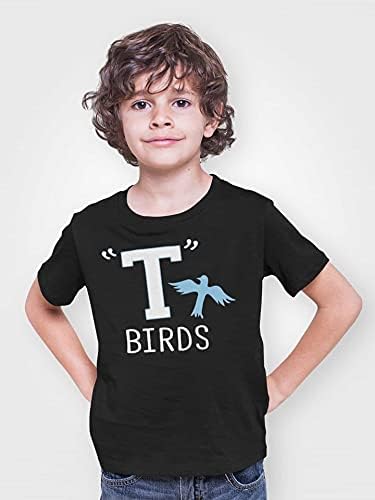 Тениска с Надпис Pop Threads, Лого Tbird Gang, Ретро 50-те 60s, Cosplay, Младежка Тениска За Момичета И Момчета