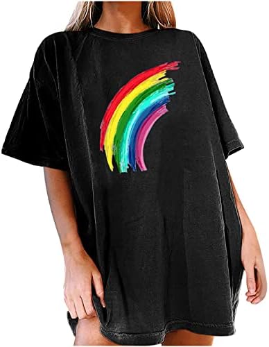 Черен Дамски Мъжки Лятна Есенна Тениска за Обяд С Къс Ръкав 2023, Памучен Тениска Свободно Намаляване на Викториански