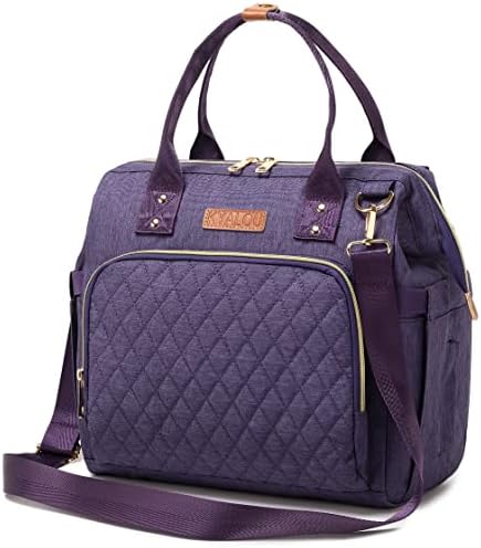 Малка чанта за памперси KYALOU, Мини-Детска раница за мама, богат на функции Водоустойчива чанта за момчета и момичета (лилаво)