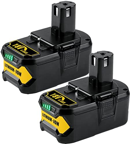 SHGEEN 6.0 Ah P108 18Volt Замяна Батерия за Ryobi 18V литиево-йонна батерия с Голям Капацитет P102 P103 P104 P105 P107 P109 P190 P122 Акумулаторни Батерии за безжични инструменти (2)