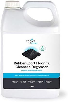 Zogics Rubber Floor Cleaner and Degreaser – Концентрат почистващо средство и сверхмощное обезжиривающее средство за каучук подови настилки и изтривалки, Биоразлагаемое и нетоксичн