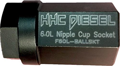 HHC Diesel ~ FORD 6.0 L Ниппельная чаша /шаровое гнездо за тръба ~Маслен ръководство инструмент за високо налягане с квадратни